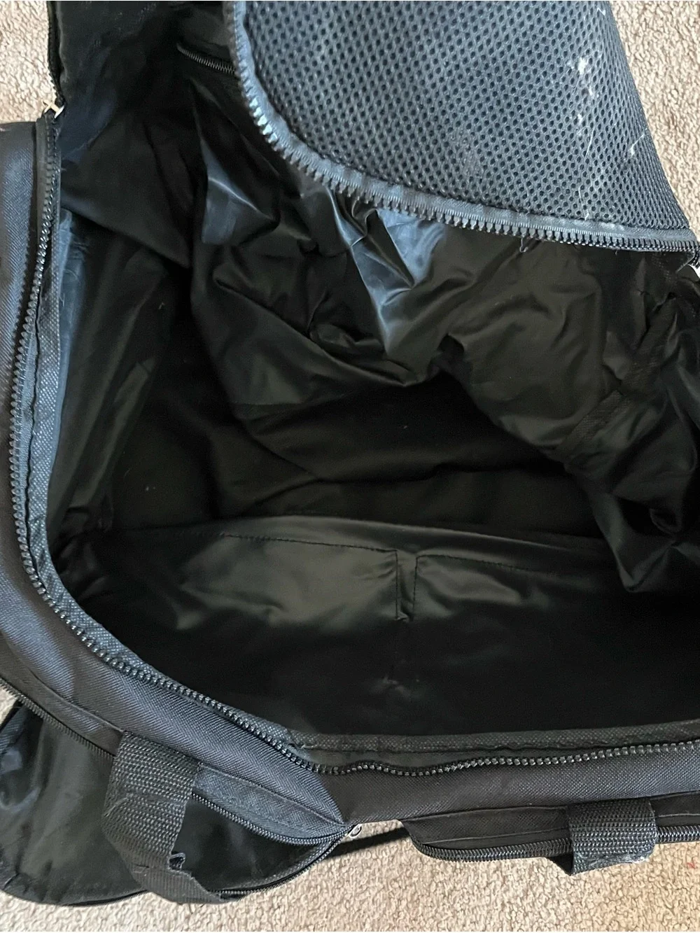 Black Men's Utility Shoulder Bag